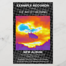 New Album Launch - HT dot Textured Flyers