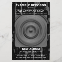 New Album Launch - Paint Textured Custom Flyer