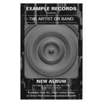 New Album Launch - Paint Textured Custom Flyer