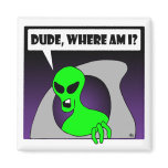 new alien lost refrigerator magnet