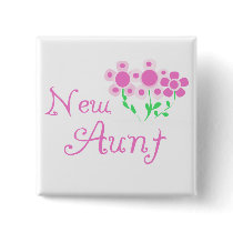 New Aunt Pink Flowers Tshirts and Gifts