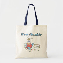 New Auntie - Aeroplane Tshirts and Gifts Canvas Bags