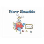 New Auntie - Aeroplane Tshirts and Gifts Postcards