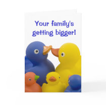 New babies in the family -  Duck Family Group cards