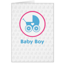 New Baby Boy Greeting Card