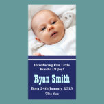 New Baby Boy Photo Card photo cards