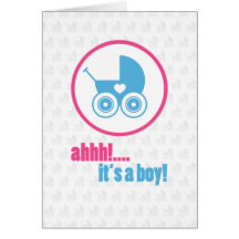 New Baby Boy Postcard