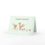 New Baby Chicken Family cards
