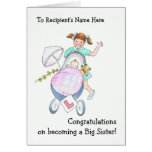 New Baby Congratulations Card for Sister