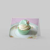 New baby cupcake card.