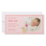 New Baby Girl Announcement photo cards