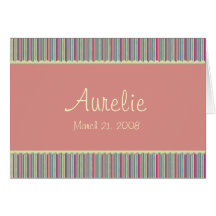 New Baby (Girl) Cards