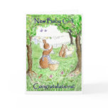New Baby Girl Congratulations Card