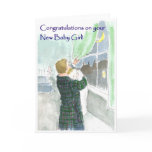 New Baby Girl Congratulations Card