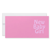 New Baby Girl. Pretty Pink. Custom