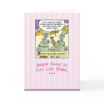 New Baby Greeting Card by ChuckleBerrys