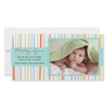 New Baby Photo Announcement Card