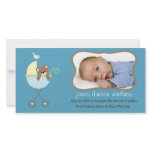 New Baby Photo Announcement Card Photo Card Template