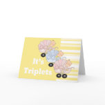 New Baby Triplet Boy and Girls cards