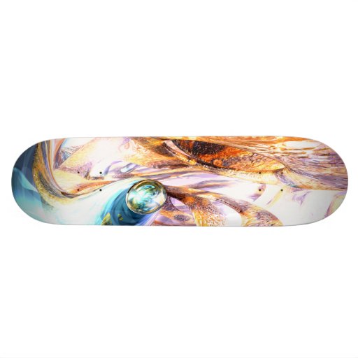 New Beginnings Abstract Skateboard