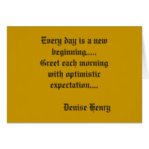New Beginnings Card