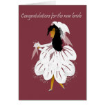 New bride greeting card