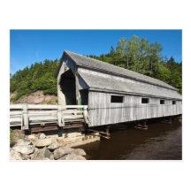New Brunswick, Canada. Irish River covered Postcards