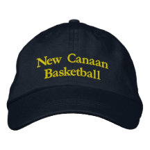 New Canaan Basketball Embroidered Hat