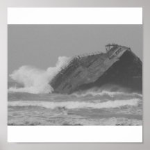 New Carissa Shipwreck Poster