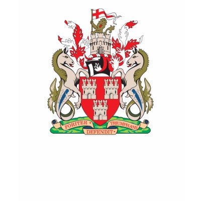 New Castle Upon Tyne Coat of Arms Tshirts by FlagTshirts