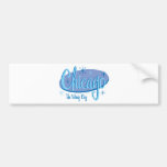 NEW-Chicago-Retro Bumper Stickers