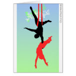 New circus acrobats. cards