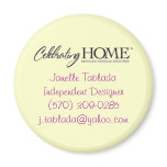 New_Company_Logo_inline, Janelle TabladaIndepen... Refrigerator Magnet