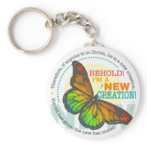 New Creation Butterfly Keychain