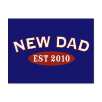 New Dad 2010 Postcard