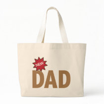 New Dad Tote Bag