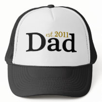 New Dad est 2011 Mesh Hats