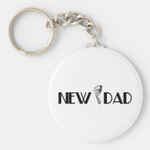 New Dad Key Chain