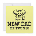 New Dad of Twins invitations