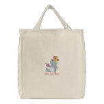 New Dad  or Mum - Girl embroidered bags