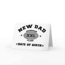 New Dad Personalised Cards XXL