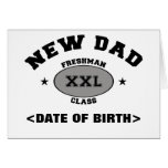New Dad Personalised Cards XXL