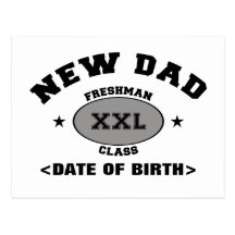 New Dad Personalised Cards XXL Post Cards