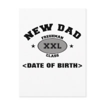 New Dad Personalised Cards XXL