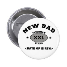 New Dad Personalised Gift XXL Pins