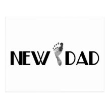 New Dad Post Card