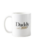 New Daddy Est 2009 mugs