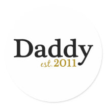 New Daddy est 2011 Sticker