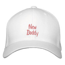 New, Daddy-Pink(Girl)-Embroidered Hat