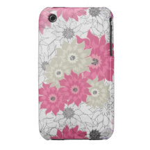 "New Dahlias" iPhone iPhone 3 Cover